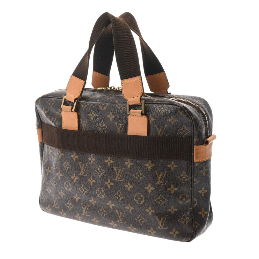 Louis Vuitton Monogram Sac Brown Bosphore Bag Shoulder Canvas